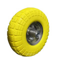 Roda de espuma PU livre de roda plana Roda sólida 10x410/350-4 300-4